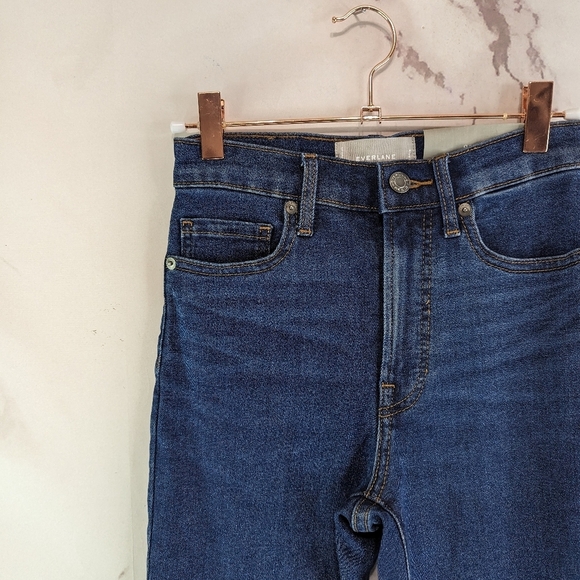 Everlane Skinny Jean Womens The High Rise Denim Medium Mid Blue Wash - Picture 3 of 11